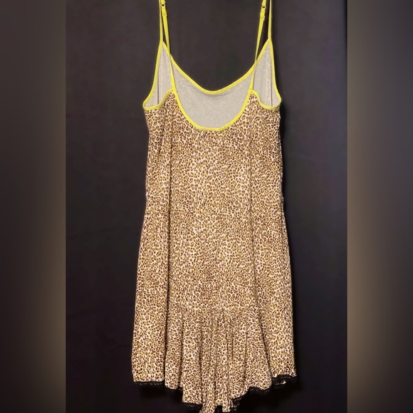 Juicy Couture Y2K Cheetah Print Slip Mini Dress - Picture 2 of 3